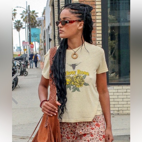 Spell Yellow rose vintage tee NWT - Picture 3 of 12